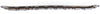 E63 14-16 FRONT BUMPER GRILLE MOLDING, Chrome, w/ Carbon Package