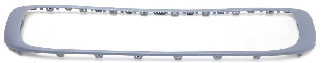 COOPER 11-15 FRONT BUMPER GRILLE MOLDING, Prmd, w/ Chr Pkg, w/o John Cooper Works Pkg, Base Model
