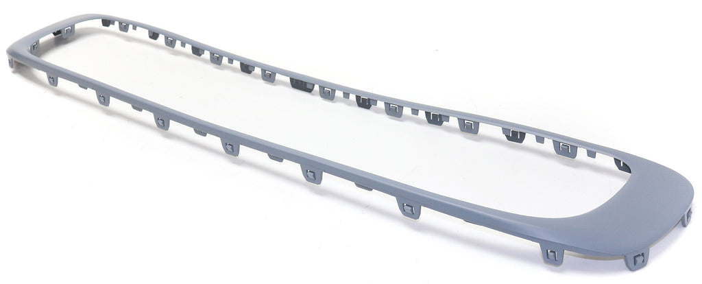 COOPER 11-15 FRONT BUMPER GRILLE MOLDING, Prmd, w/ Chr Pkg, w/o John Cooper Works Pkg, Base Model