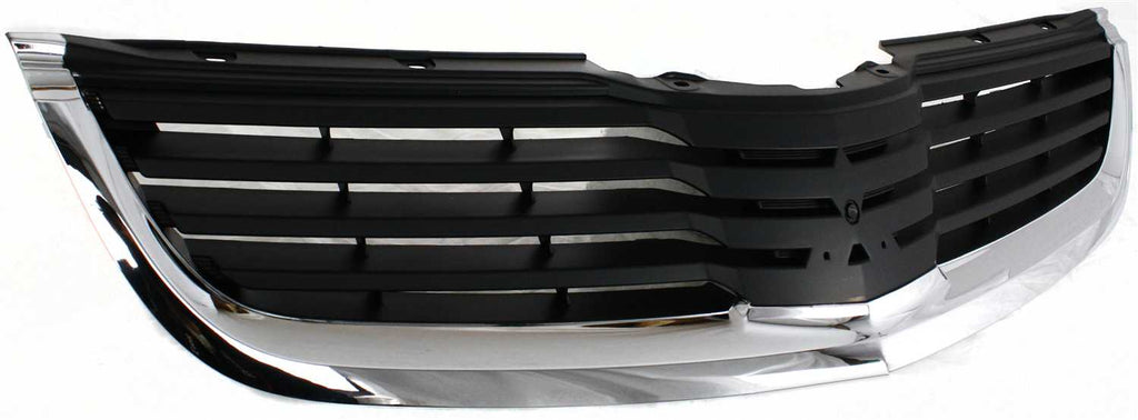 GALANT 07-08 GRILLE, Chrome Shell/Painted Black Insert, w/o Ralliart Model