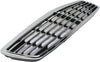 E-CLASS 00-02 GRILLE, Chrome Shell/Painted Black Insert, Elegance Pkg, Classic Model, Sedan, (210) Chassis