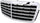 C-CLASS 01-07 GRILLE, Chrome Shell/Painted Black Insert, Avantgarde and Elegance Pkg, Sedan/Wagon