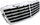 C-CLASS 01-07 GRILLE, Chrome Shell/Painted Black Insert, Avantgarde and Elegance Pkg, Sedan/Wagon