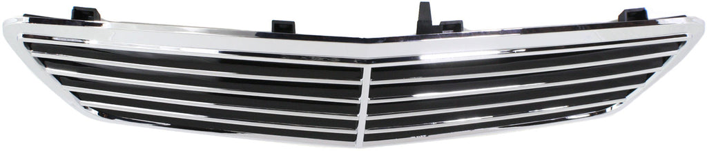 C-CLASS 01-07 GRILLE, Chrome Shell/Painted Black Insert, Avantgarde and Elegance Pkg, Sedan/Wagon