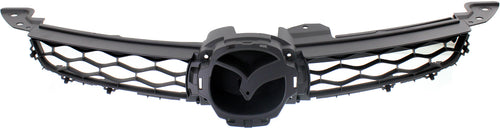 CX-7 10-12 GRILLE, Primed-Black Shell and Insert-Black, 2.3L Eng