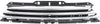 COOPER 07-10 GRILLE, Textured Black Shell and Insert, w/o Driving Lights and Aero Pkg, (w/Appearance Pkg/Chrome Pkg, HB)/(09-10, Conv)/Wgn
