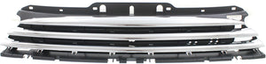 COOPER 07-10 GRILLE, Textured Black Shell and Insert, w/o Driving Lights and Aero Pkg, (w/Appearance Pkg/Chrome Pkg, HB)/(09-10, Conv)/Wgn
