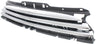 COOPER 07-10 GRILLE, Textured Black Shell and Insert, w/o Driving Lights and Aero Pkg, (w/Appearance Pkg/Chrome Pkg, HB)/(09-10, Conv)/Wgn