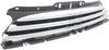 COOPER 07-10 GRILLE, Textured Black Shell and Insert, w/o Driving Lights and Aero Pkg, (w/Appearance Pkg/Chrome Pkg, HB)/(09-10, Conv)/Wgn