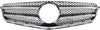 C-CLASS 08-11 GRILLE, Chrome Shell/Painted Black Insert, w/ AMG Styling Pkg, w/o Emblem