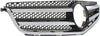 C-CLASS 08-11 GRILLE, Chrome Shell/Painted Black Insert, w/ AMG Styling Pkg, w/o Emblem