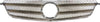 C-CLASS 08-11 GRILLE, Chrome Shell/Painted Black Insert, w/ AMG Styling Pkg, w/o Emblem