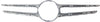 C300 15-18/C400 15-15 GRILLE MOLDING, Center, w/o Luxury/Sport Package and Camera Hole, w/ Distronic Cruise Control, Sedan - CAPA