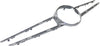 C300 15-18/C400 15-15 GRILLE MOLDING, Center, w/o Luxury/Sport Package and Camera Hole, w/ Distronic Cruise Control, Sedan - CAPA