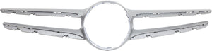 C300 15-18/C400 15-15 GRILLE MOLDING, Center, w/o Luxury/Sport Package, w/ Camera Hole and Distronic Cruise Control, Sedan