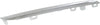 C300 15-18/C400 15-15 GRILLE MOLDING UPPER RH, Chrome, w/o Luxury Package, Sedan - CAPA
