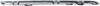 C300 15-18/C400 15-15 GRILLE MOLDING UPPER LH, Chrome, w/o Luxury Package, Sedan - CAPA