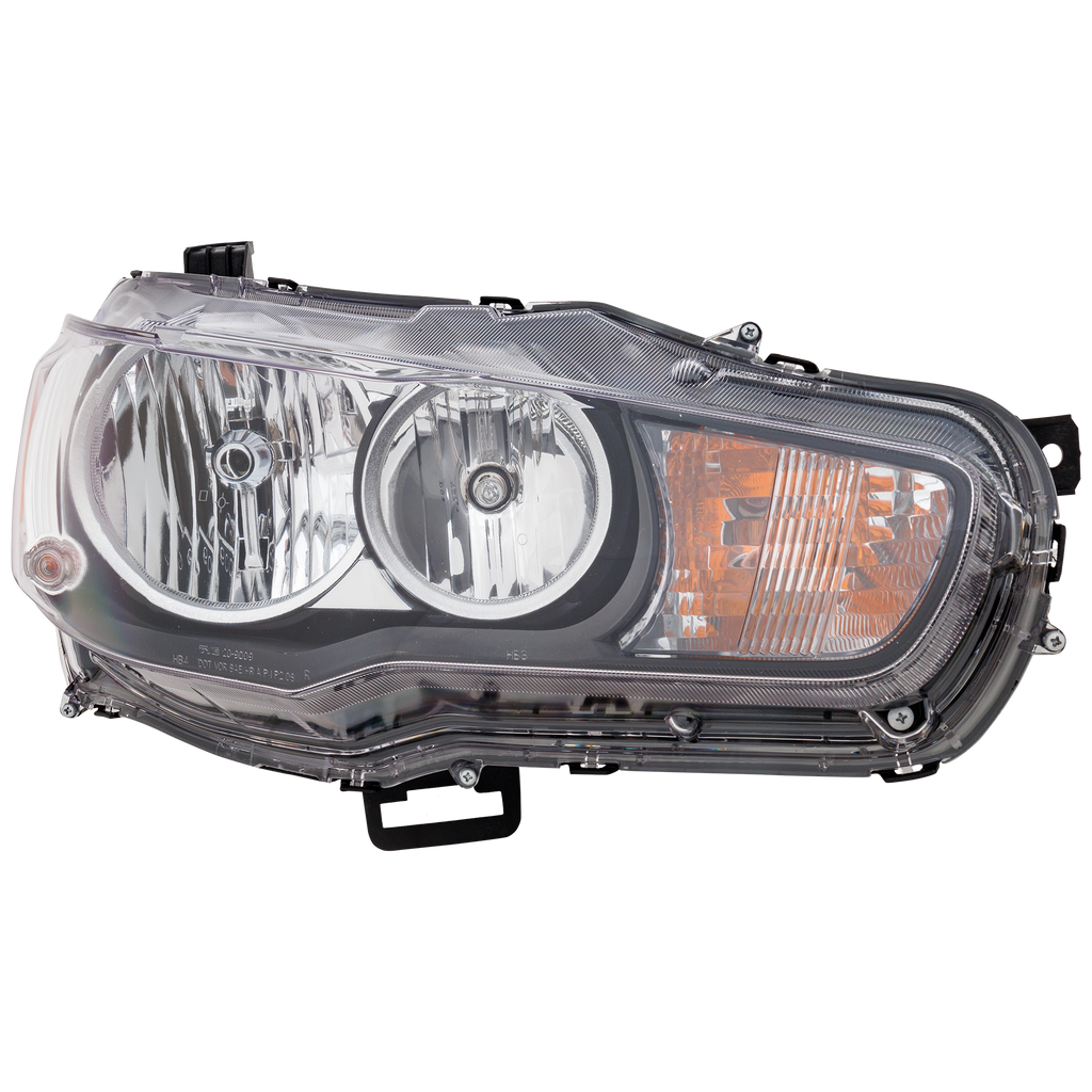 LANCER 08-09 HEAD LAMP RH, Assembly, Halogen, To 11-08