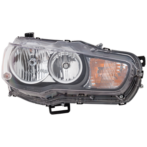 LANCER 08-09 HEAD LAMP RH, Assembly, Halogen, To 11-08