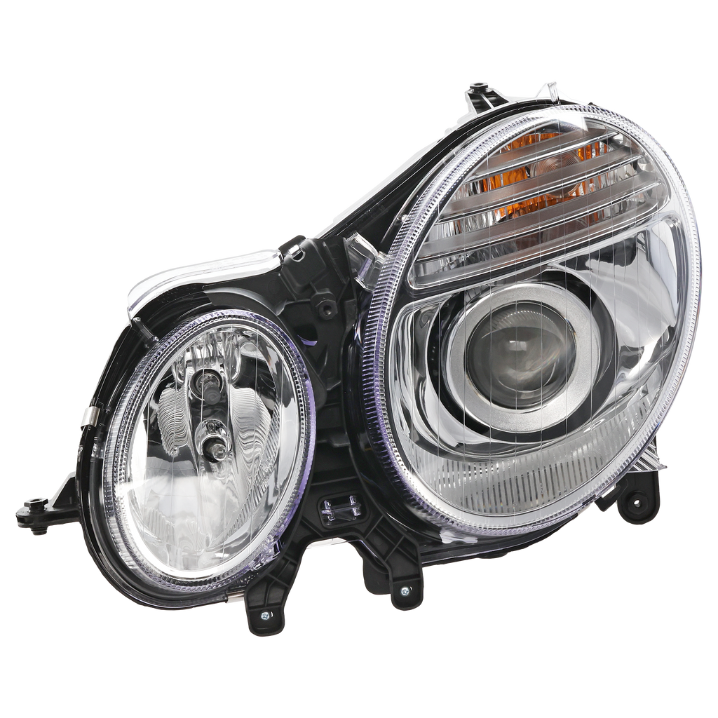 E-CLASS 07-09 HEAD LAMP LH, Assembly, Halogen, From 6-30-06 - CAPA