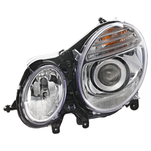 E-CLASS 07-09 HEAD LAMP LH, Assembly, Halogen, From 6-30-06 - CAPA