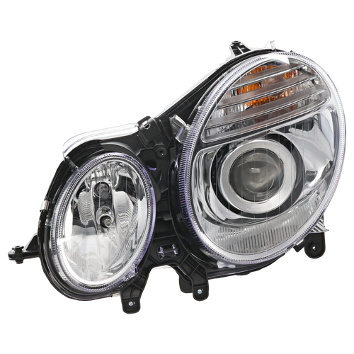 E-CLASS 07-09 HEAD LAMP LH, Assembly, Halogen, From 6-30-06 - CAPA