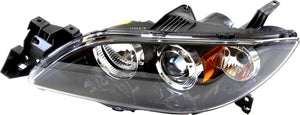 MAZDA 3 04-06 HEAD LAMP LH, Lens and Housing, HID, w/o HID Kit, Sedan