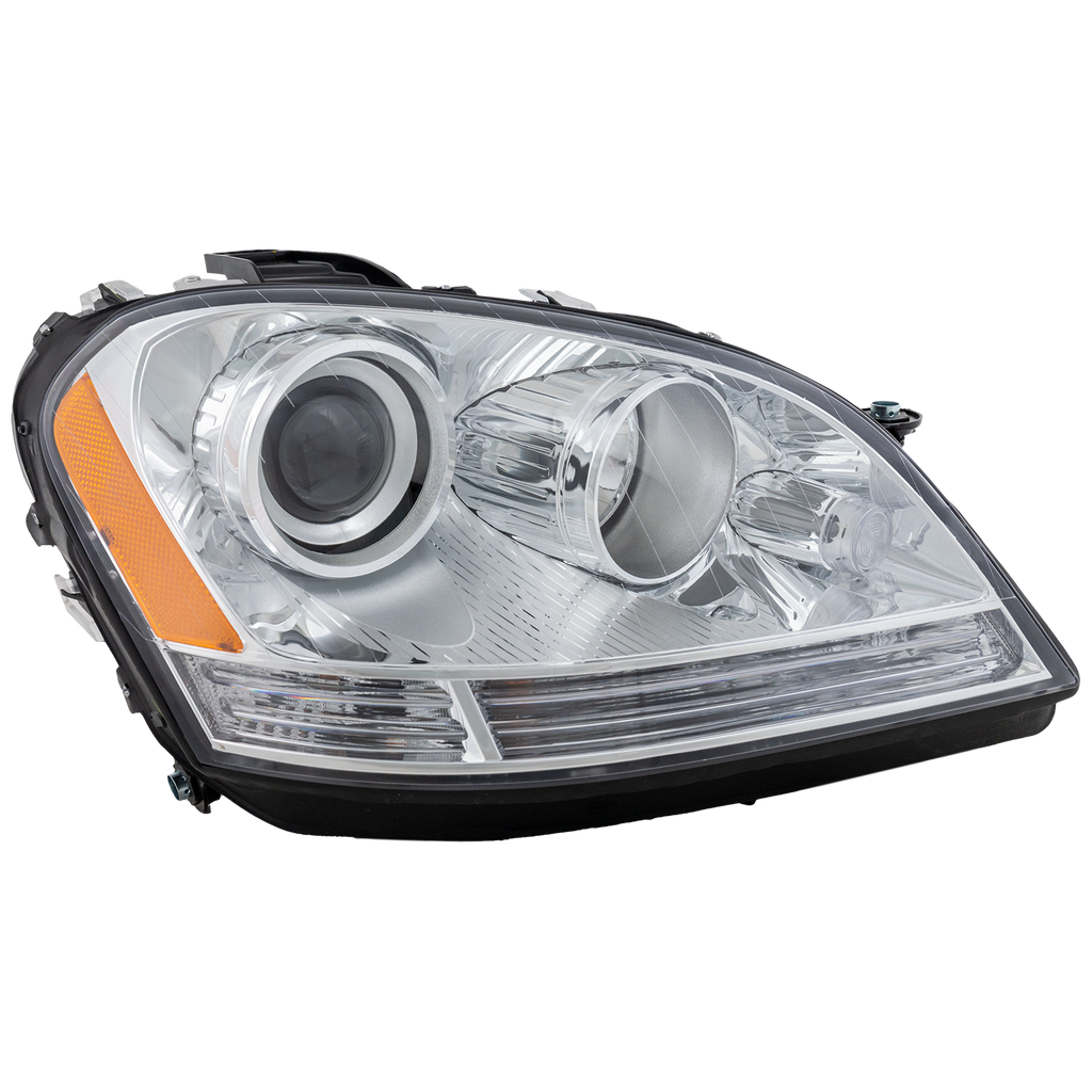 M-CLASS 06-07 HEAD LAMP RH, Assembly, STD Type, Halogen, (08-08, w/ Amber Reflector)