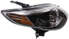 MAZDA 5 08-09 HEAD LAMP RH, Lens and Housing, Halogen, Black Interior