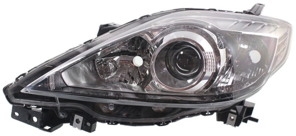 MAZDA 5 08-09 HEAD LAMP LH, Lens and Housing, Halogen, Black Interior