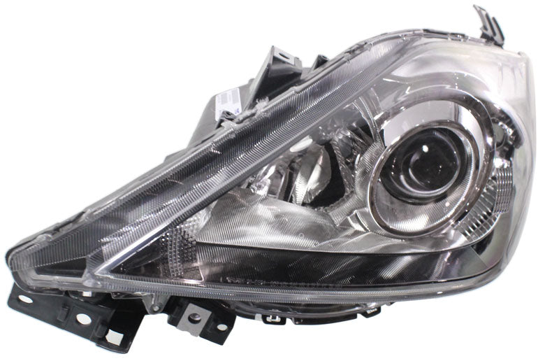 MAZDA 5 08-09 HEAD LAMP LH, Lens and Housing, Halogen, Black Interior