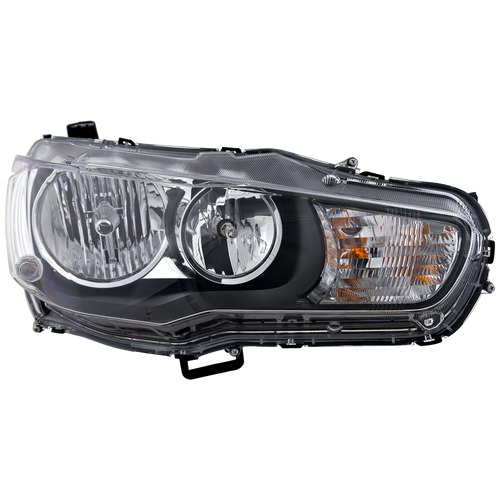 LANCER 09-17 HEAD LAMP RH, Assembly, Halogen, From 11-08 - CAPA