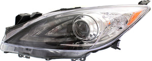 MAZDA 3 10-11 HEAD LAMP LH, Lens and Housing, HID, w/o HID Kit, w/o Auto Level Control, w/o DRL
