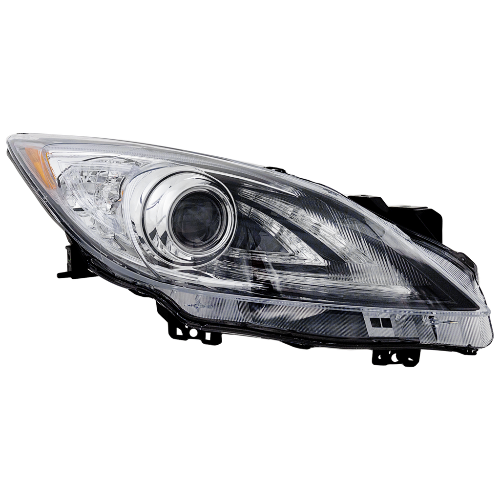 MAZDA 3 10-13 HEAD LAMP RH, Lens and Housing, HID, w/o HID Kit, w/o Auto Level Control, w/ Daytime Running Light