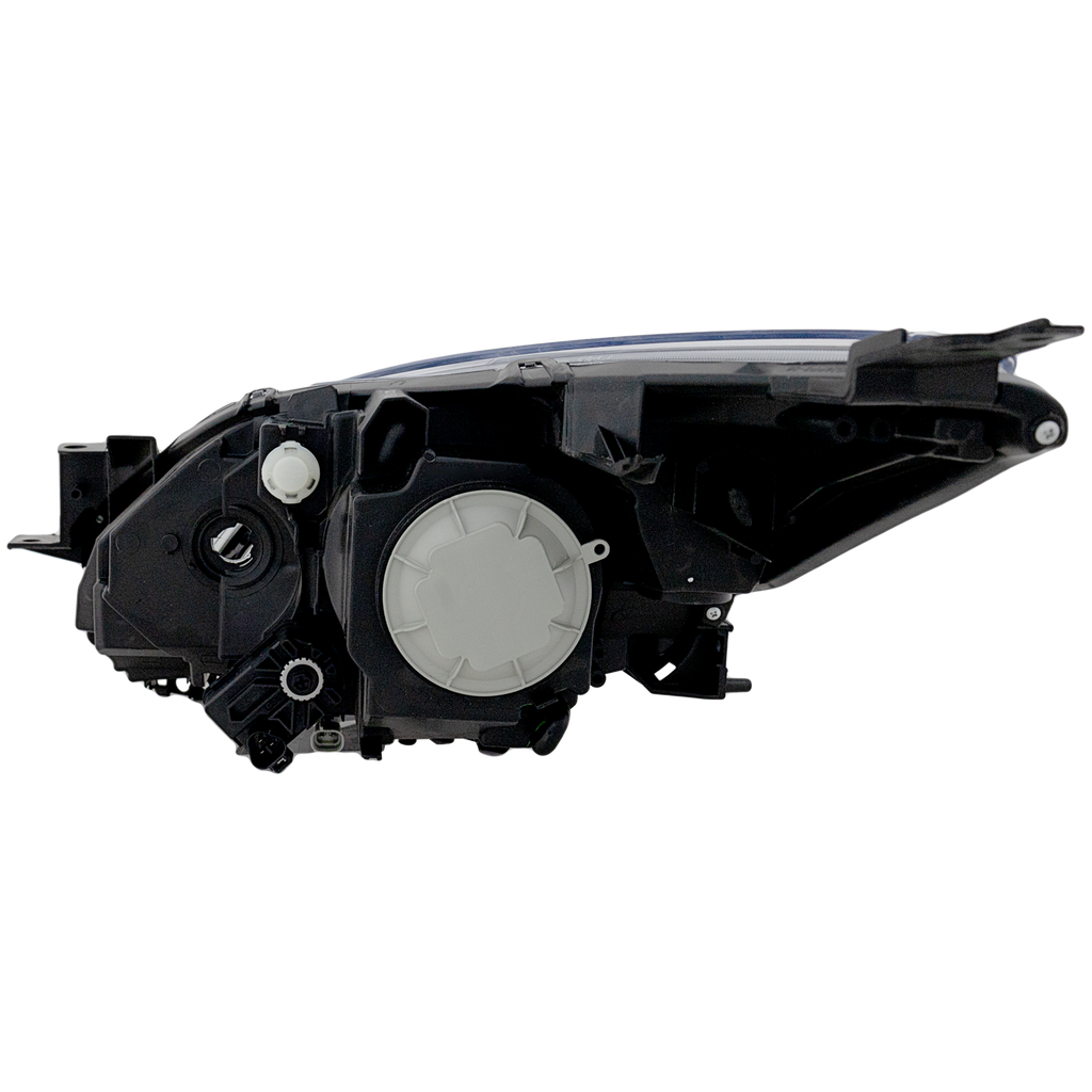 MAZDA 3 10-13 HEAD LAMP RH, Lens and Housing, HID, w/o HID Kit, w/o Auto Level Control, w/ Daytime Running Light