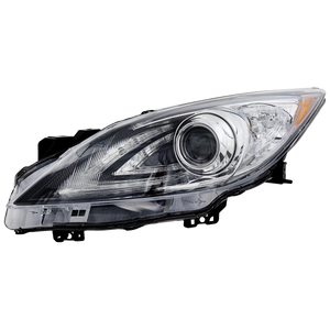 MAZDA 3 10-13 HEAD LAMP LH, Lens and Housing, HID, w/o HID Kit, w/o Auto Level Control, w/ Daytime Running Light