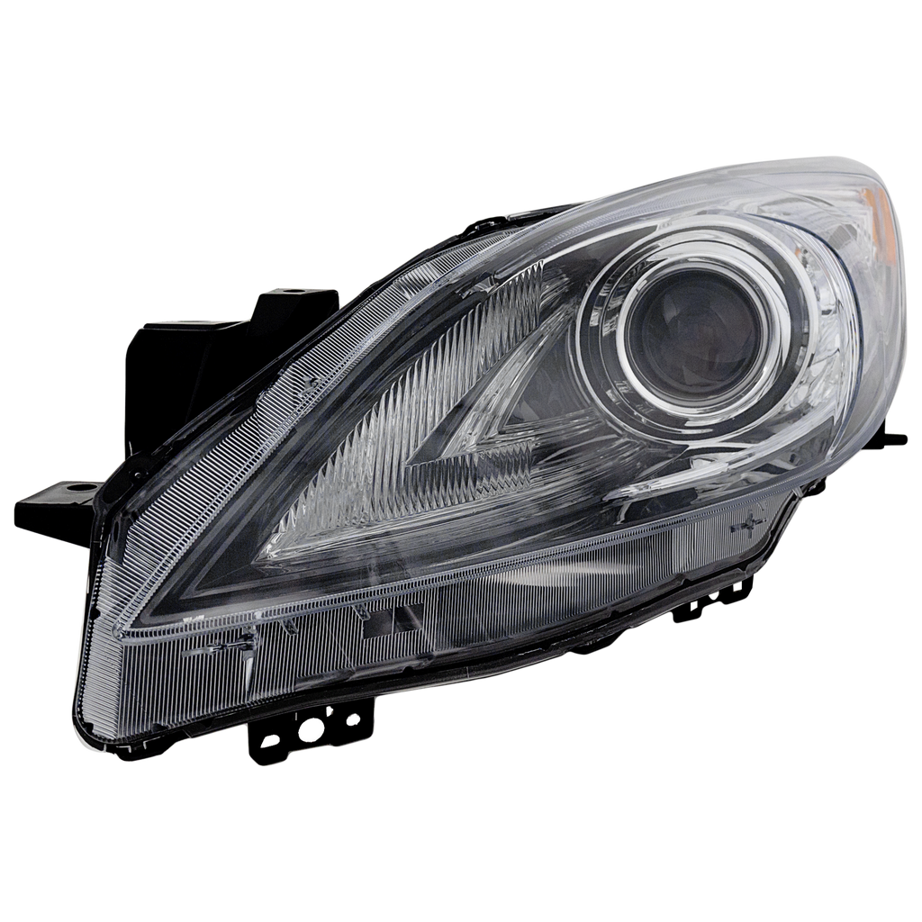 MAZDA 3 10-13 HEAD LAMP LH, Lens and Housing, HID, w/o HID Kit, w/o Auto Level Control, w/ Daytime Running Light
