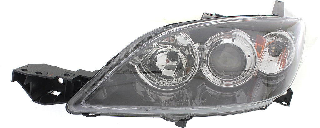 MAZDA 3 04-09 HEAD LAMP LH, Lens and Housing, HID, w/o HID Kit, Hatchback