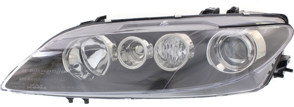 MAZDA 6 06-08 HEAD LAMP LH, Lens and Housing, HID, w/o HID Kit, w/o Turbo