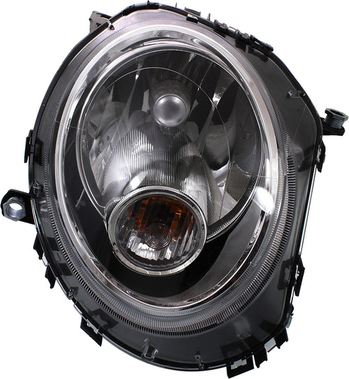 COOPER 07-15 HEAD LAMP RH, Assembly, Halogen, w/ White Turn Signal, (07-13, HB/09-15, Conv)/Wgn