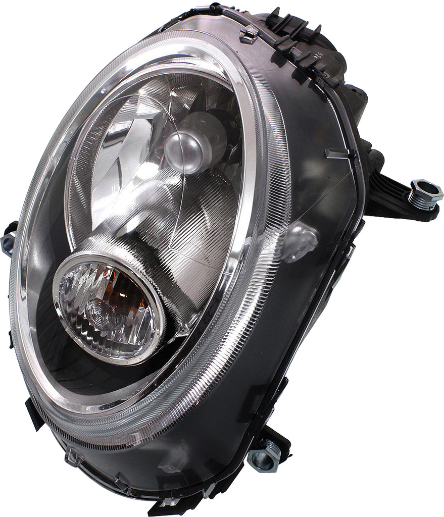 COOPER 07-15 HEAD LAMP RH, Assembly, Halogen, w/ White Turn Signal, (07-13, HB/09-15, Conv)/Wgn