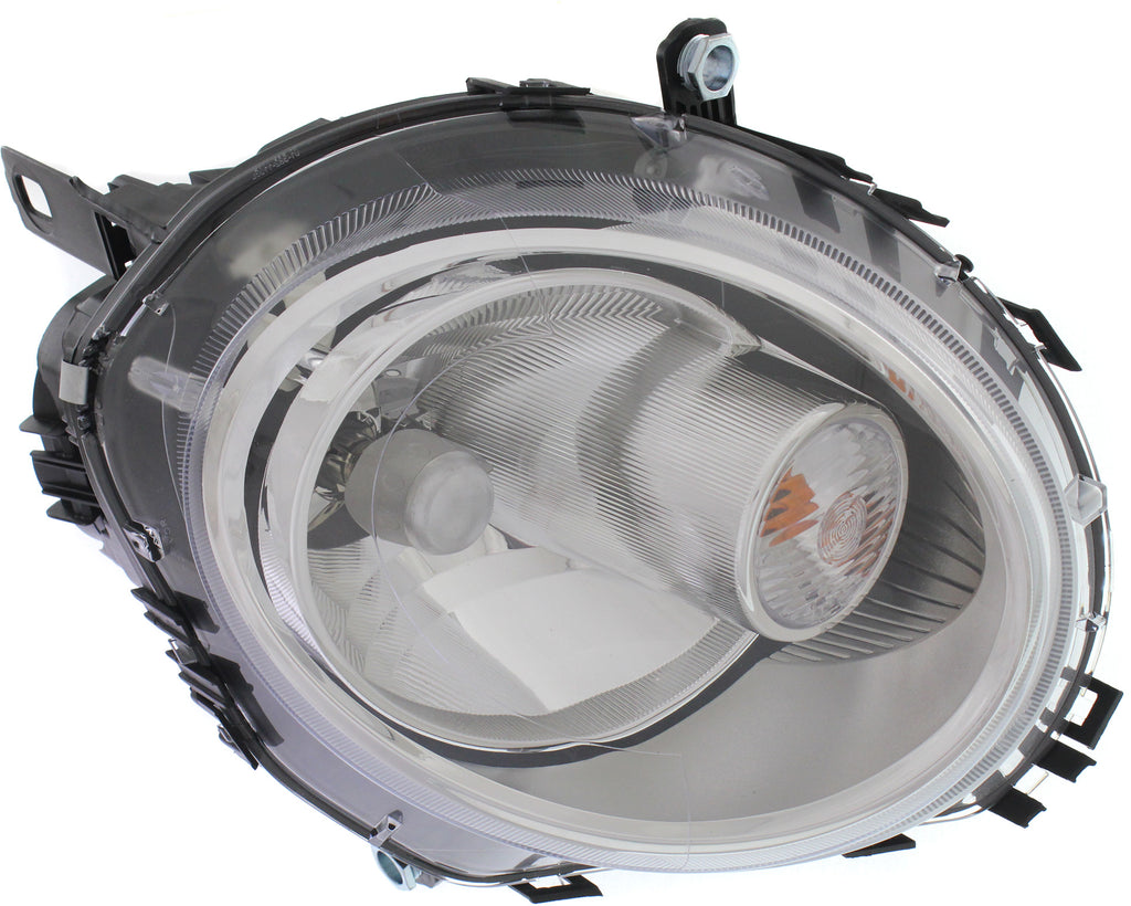 COOPER 07-15 HEAD LAMP LH, Assembly, Halogen, w/ White Turn Signal, (07-13, HB/09-15, Conv)/Wgn - CAPA