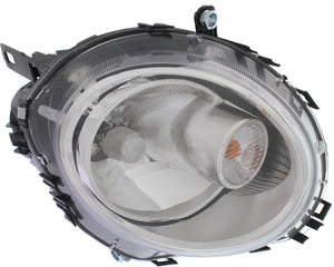 COOPER 07-15 HEAD LAMP LH, Assembly, Halogen, w/ White Turn Signal, (07-13, HB/09-15, Conv)/Wgn - CAPA