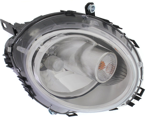 COOPER 07-15 HEAD LAMP LH, Assembly, Halogen, w/ White Turn Signal, (07-13, HB/09-15, Conv)/Wgn - CAPA