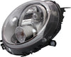 COOPER 07-15 HEAD LAMP LH, Assembly, Halogen, w/ White Turn Signal, (07-13, HB/09-15, Conv)/Wgn