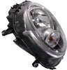 COOPER 07-15 HEAD LAMP LH, Assembly, Halogen, w/ White Turn Signal, (07-13, HB/09-15, Conv)/Wgn