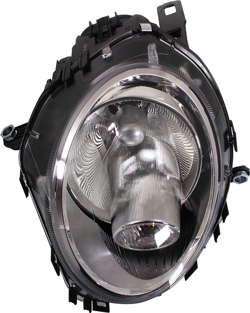 COOPER 07-15 HEAD LAMP LH, Assembly, Halogen, w/ White Turn Signal, (07-13, HB/09-15, Conv)/Wgn