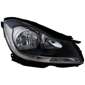C-CLASS 12-15 HEAD LAMP RH, Assembly, Halogen, Black Interior, w/o Corner Light, Coupe