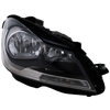 C-CLASS 12-15 HEAD LAMP RH, Assembly, Halogen, Black Interior, w/o Corner Light, Coupe
