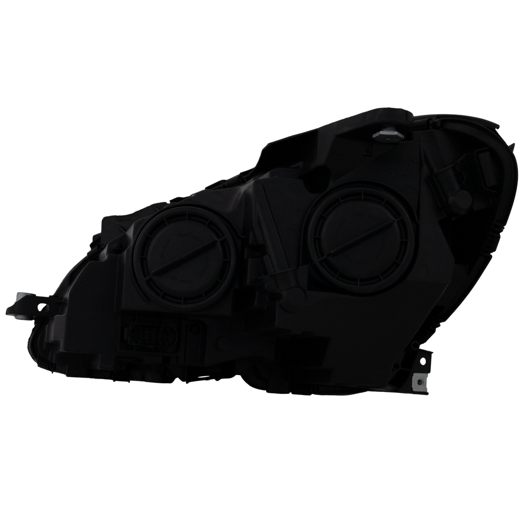 C-CLASS 12-15 HEAD LAMP RH, Assembly, Halogen, Black Interior, w/o Corner Light, Coupe